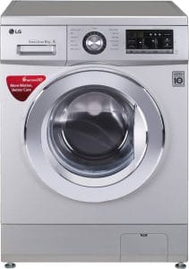 LG 8.0 kg Inverter Fully-Automatic Front Loading Washing Machine (FH2G6TDNL42, Silver)