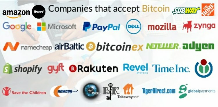 Popular Retail Stores That are Accepting Bitcoins