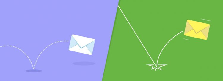 What are the potential consequences of a hard bounce email?