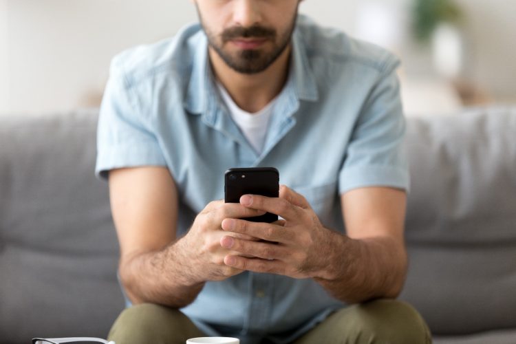 Who Is He Texting?