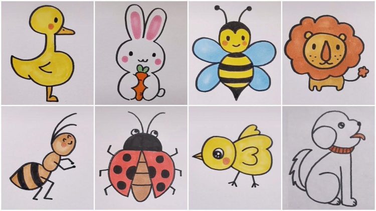 Drawing Ideas for Preschoolers and Small Kids.