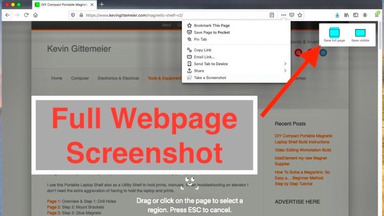 How to Screenshot Website [New Guide]